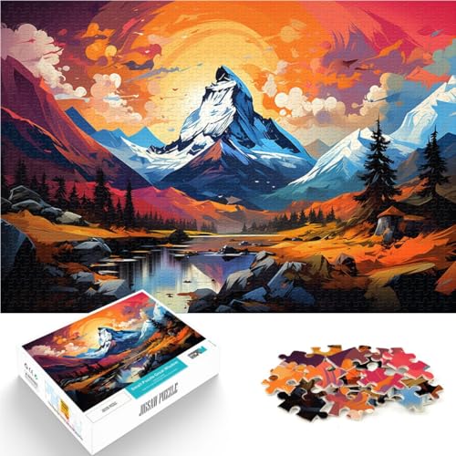 Puzzle für Erwachsene, 1000 Teile, Schöne Landschaft, Lernpuzzle, Tolles Geschenk für Spiele, 14,96 x 20,47 Zoll von SYUNFEI