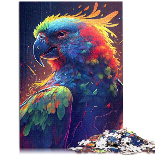 1000-teiliges Puzzle für Erwachsene, Puzzle „Der gesprächige Papagei“, Lernspielzeug, anspruchsvolles Puzzlespiel und Familienspiel, 14,96 x 20,47 Zoll von SYUNFEI