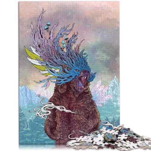 Puzzle für Erwachsene, 2000 Teile, Journeying Spirit Bear, Quizspiel, Lernspiel für Geburtstag, Weihnachten, 27,56 x 39,37 Zoll, für Teenager ab 14 Jahren von SYUNFEI
