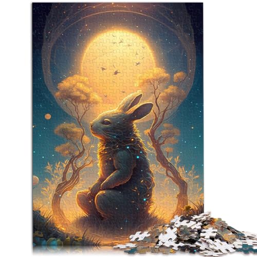 1000-teiliges Puzzle für Erwachsene, Kaninchen-Illusion, Lernspielzeug, tolles Geschenk für die ganze Familie,38x52cm, für Teenager ab 14 Jahren von SYUNFEI