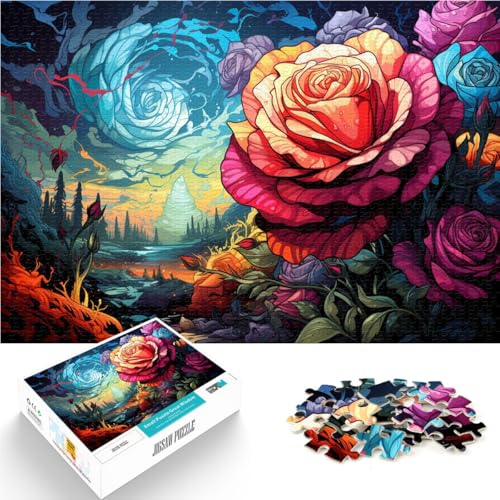 1000-teiliges Puzzle für Erwachsene, Alpenrosen, Quizspiel, Familienspiel, Stressabbau, schwieriges Herausforderungspuzzle, 26x38cm 1000-teiliges Puzzle für Erwachsene, Alpenrosen, Quizspiel, Familienspiel, Stressabbau, schwieriges Herausforderungspuzzle, 26x38cm von SYUNFEI