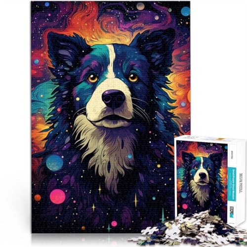 Puzzle für Erwachsene, 2000 Teile, Border-Collie-Quizspiel, ganze Familie, 70 x 100 cm, für Teenager ab 14 Jahren von SYUNFEI