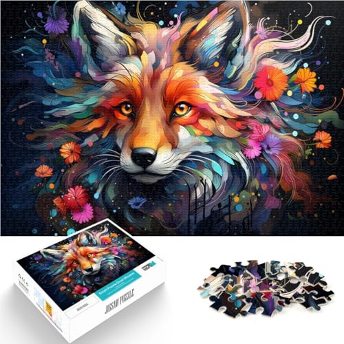 Puzzle für Erwachsene, 2000 Teile, Art Fox, Quizspiel, Familienspiel, Stressabbau, schwieriges Herausforderungspuzzle, 27,56 x 39,37 Zoll, für 14-Jährige von SYUNFEI