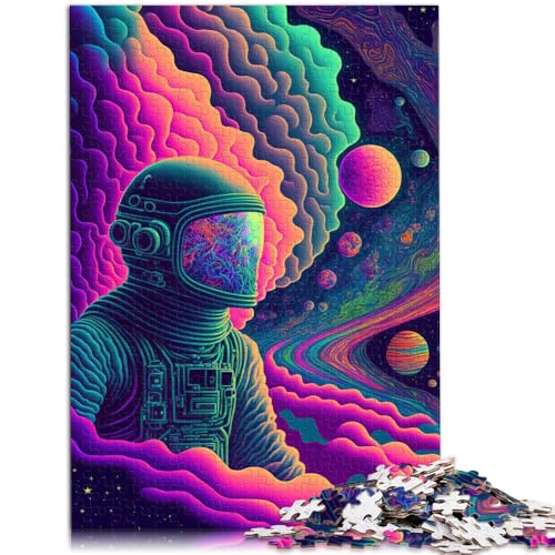 1000-teiliges Puzzle für Erwachsene, psychedelisches Astronauten-Quizspiel, einzigartige Geburtstags, 50 x 75 cm, für Teenager ab 14 Jahren 1000-teiliges Puzzle für Erwachsene, psychedelisches Astronauten-Quizspiel, einzigartige Geburtstags, 50 x 75 cm, für Teenager ab 14 Jahren von SYUNFEI