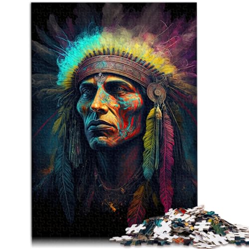Puzzle für Erwachsene, 1000 Teile, Indianer-Quizspiel, lustige Aktivitäten für zu Hause, Geburtstagsgeschenk, Reisegeschenk, 14,96 x 20,47 Zoll, für 14-Jährige Puzzle für Erwachsene, 1000 Teile, Indianer-Quizspiel, lustige Aktivitäten für zu Hause, Geburtstagsgeschenk, Reisegeschenk, 14,96 x 20,47 Zoll, für 14-Jährige von SYUNFEI