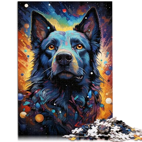 Puzzle für Erwachsene, 2000 Teile, Starlight Sentinel Dog s Quizspiel, Lernspiel für Geburtstag, Weihnachten, 27,56 Zoll x 39,37 Zoll von SYUNFEI