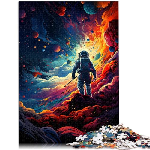 Puzzle für Erwachsene, 1000 Teile, Astronauten, geheimnisvolles Universum, Quizspiel, Trainieren Sie Ihr Gehirn und Ihre Hände, 26x38cm, für Teenager ab 14 Jahren von SYUNFEI
