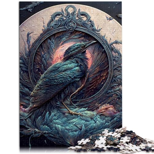 2000-teiliges Puzzle für Erwachsene, EIN fantasievoller roter Rabe, Lernspielzeug, Stressabbau, Urlaub zu Hause, Zeit totschlagen, 27,56 x 39,37 Zoll 2000-teiliges Puzzle für Erwachsene, EIN fantasievoller roter Rabe, Lernspielzeug, Stressabbau, Urlaub zu Hause, Zeit totschlagen, 27,56 x 39,37 Zoll von SYUNFEI