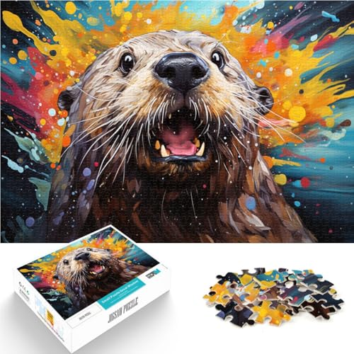 Puzzles für Erwachsene, 1000 Teile, Otter's Home, Lernspiele, DIY-Spielzeug, 14,96 Zoll x 20,47 Zoll, Familienspiel, Stressabbau, schwieriges Herausforderungspuzzle Puzzles für Erwachsene, 1000 Teile, Otter's Home, Lernspiele, DIY-Spielzeug, 14,96 Zoll x 20,47 Zoll, Familienspiel, Stressabbau, schwieriges Herausforderungspuzzle von SYUNFEI