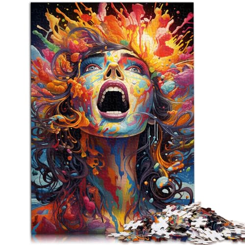 Puzzle für Erwachsene, 1000 Teile, Mädchen, Lernspiele für Zuhause, DIY-Spielzeug, Herausforderung der Gehirnintelligenz, süchtig machendes Spielzeug, 26x38cm, von SYUNFEI
