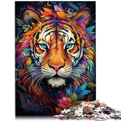 Puzzle für Erwachsene, 1000 Teile, Farbmalerei, Tiger, Lernspiele für Zuhause, DIY-Spielzeug, tolle Geschenke und Spielzeuge,38x52cm, geeignet für Jugendliche ab 14 Jahren Puzzle für Erwachsene, 1000 Teile, Farbmalerei, Tiger, Lernspiele für Zuhause, DIY-Spielzeug, tolle Geschenke und Spielzeuge,38x52cm, geeignet für Jugendliche ab 14 Jahren von SYUNFEI