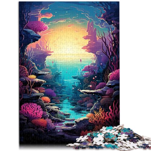 1000-teiliges Puzzle für Erwachsene, Tiefsee, Lernspiele für Zuhause, DIY-Spielzeug, Lernspiel für Geburtstag, Weihnachten, 26x38cm von SYUNFEI