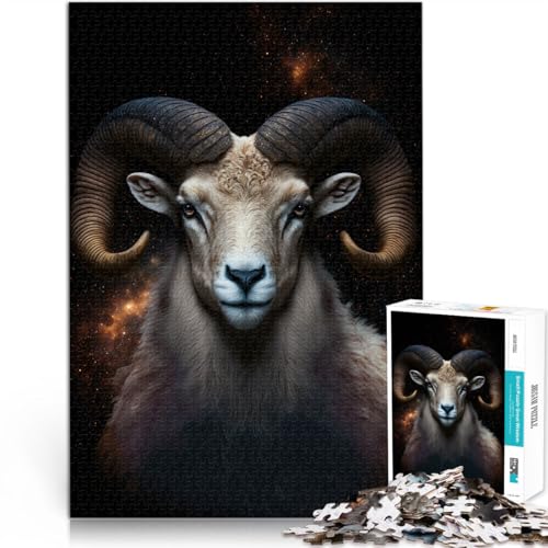 Puzzle für Erwachsene, 1000 Teile, Traumziegenspielzeug, Denkspiel, anspruchsvoll, Aber unterhaltsam und humorvoll, 50 x 75 cm, für Teenager ab 14 Jahren Puzzle für Erwachsene, 1000 Teile, Traumziegenspielzeug, Denkspiel, anspruchsvoll, Aber unterhaltsam und humorvoll, 50 x 75 cm, für Teenager ab 14 Jahren von SYUNFEI