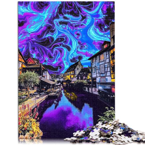 1000-teiliges Puzzle für Erwachsene „Dreamscape“, Spielzeug, Denkspiel, ganze Familie, 26x38cm, für 14-Jährige 1000-teiliges Puzzle für Erwachsene „Dreamscape“, Spielzeug, Denkspiel, ganze Familie, 26x38cm, für 14-Jährige von SYUNFEI