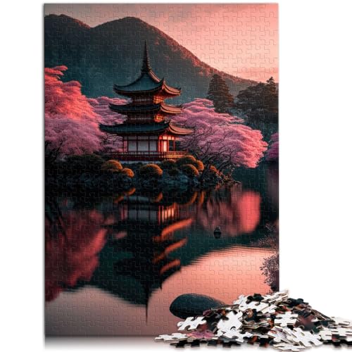 Puzzle für Erwachsene, 1000 Teile, Japanisches Flussufer-Spielzeug, Denkspiel, Lernspiel für Geburtstag, Weihnachten, 50 x 75 cm, für Teenager ab 14 Jahren Puzzle für Erwachsene, 1000 Teile, Japanisches Flussufer-Spielzeug, Denkspiel, Lernspiel für Geburtstag, Weihnachten, 50 x 75 cm, für Teenager ab 14 Jahren von SYUNFEI