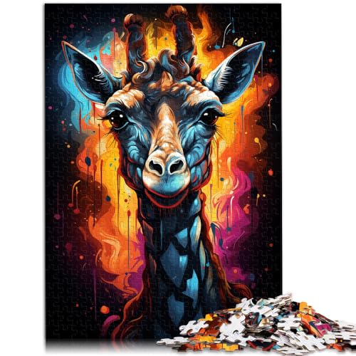 Puzzle für Erwachsene, 1000 Teile, Malen, Farbgiraffe, Lernspiele für Zuhause, DIY-Spielzeug, tolle Geschenke und Spielzeuge, 50 x 75 cm, für Teenager ab 14 Jahren Puzzle für Erwachsene, 1000 Teile, Malen, Farbgiraffe, Lernspiele für Zuhause, DIY-Spielzeug, tolle Geschenke und Spielzeuge, 50 x 75 cm, für Teenager ab 14 Jahren von SYUNFEI
