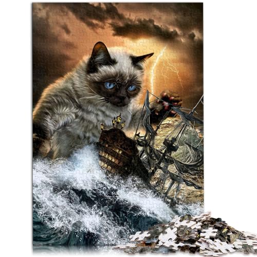 Puzzle für Erwachsene mit 1000 Teilen, Monster, Titan, Katze, Kraken, Mustermontage, anspruchsvolles Puzzlespiel und Familienspiel, 26x38cm Puzzle für Erwachsene mit 1000 Teilen, Monster, Titan, Katze, Kraken, Mustermontage, anspruchsvolles Puzzlespiel und Familienspiel, 26x38cm von SYUNFEI