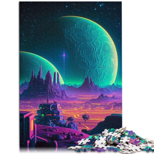 1000-teiliges Puzzle für Erwachsene, Neon Planet, Spielzeug, Denkspiel, anspruchsvoll, Aber unterhaltsam und humorvoll,38x52cm 1000-teiliges Puzzle für Erwachsene, Neon Planet, Spielzeug, Denkspiel, anspruchsvoll, Aber unterhaltsam und humorvoll,38x52cm von SYUNFEI