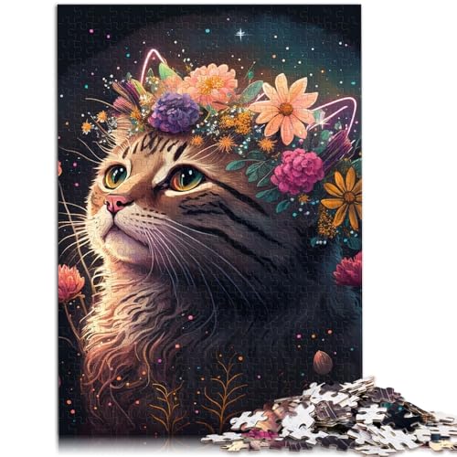 Puzzle für Erwachsene, 1000 Teile, Schmetterlings- und Katzenspielzeug, Denkspiel, Lernspiel für Geburtstag, Weihnachten, 50 x 75 cm, für 14-Jährige von SYUNFEI