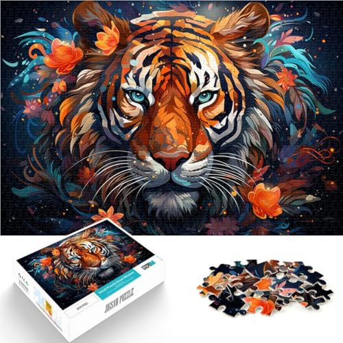 Puzzle für Erwachsene, 1000 Teile, Tigerspielzeug, Denkspiel, Spaß bei Aktivitäten zu Hause, Geburtstagsgeschenk, Reisegeschenk, 19,7 x 29,5 Zoll Puzzle für Erwachsene, 1000 Teile, Tigerspielzeug, Denkspiel, Spaß bei Aktivitäten zu Hause, Geburtstagsgeschenk, Reisegeschenk, 19,7 x 29,5 Zoll von SYUNFEI