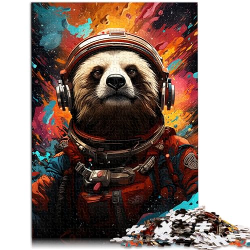 1000-teiliges Puzzle für Erwachsene „Weltraum-Farbbär“, Spielzeug, Denkspiel, ganze Familie,38x52cm 1000-teiliges Puzzle für Erwachsene „Weltraum-Farbbär“, Spielzeug, Denkspiel, ganze Familie,38x52cm von SYUNFEI