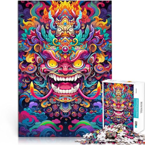 1000-teiliges Puzzle Erwachsene, Art Buddha-Spielzeug, Denkspiel, Herausforderung die Gehirnintelligenz, süchtig machendes Spielzeug, 50 x 75 cm, Teenager ab 14 Jahren von SYUNFEI