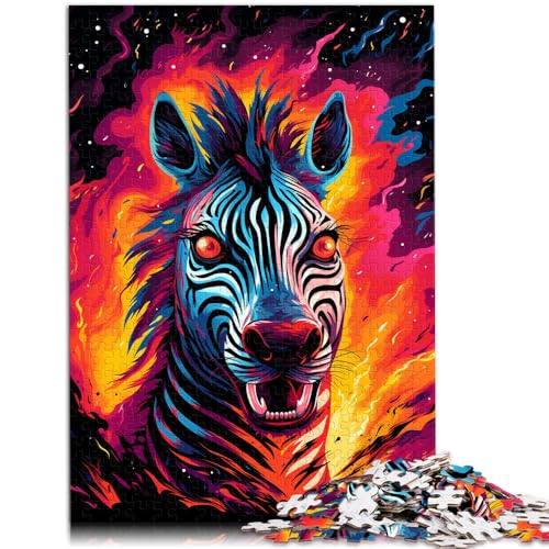 Puzzle für Erwachsene mit 1000 Teilen, farbiges Zebra, Spielzeug, Denkspiel, Weihnachtswunschliste mit Weihnachtsmann, 26x38cm, geeignet für Jugendliche ab 14 Jahren Puzzle für Erwachsene mit 1000 Teilen, farbiges Zebra, Spielzeug, Denkspiel, Weihnachtswunschliste mit Weihnachtsmann, 26x38cm, geeignet für Jugendliche ab 14 Jahren von SYUNFEI
