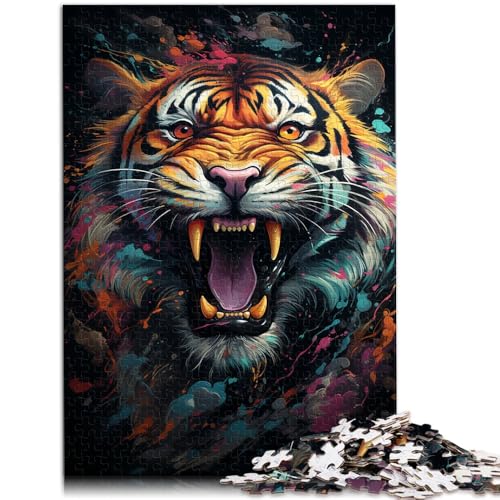 1000-teiliges Puzzle für Erwachsene mit mutierten Tigern, Lernspiele für Zuhause, DIY-Spielzeug, tolle Geschenke und Spielzeuge, 26x38cm, für Teenager ab 14 Jahren von SYUNFEI