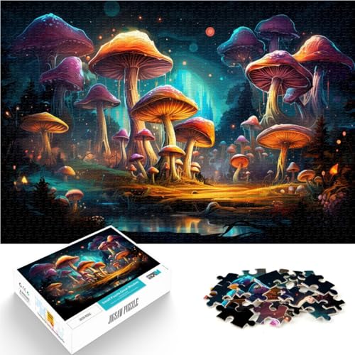 Puzzles für Erwachsene. Puzzle „Pilzwelt“ für Erwachsene, 2000 Teile, 27.56 in x39.37 in. Graukartenpuzzles, Lernspiele, Puzzle zur Heimdekoration. von SYUNFEI