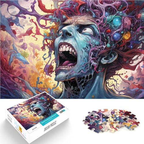 Puzzle für Erwachsene, 1000 Teile, Fantasy-Monster, Stressabbau, anspruchsvolles Puzzlespiel und Familienspiel, 50 x 75 cm, für Teenager ab 14 Jahren von SYUNFEI