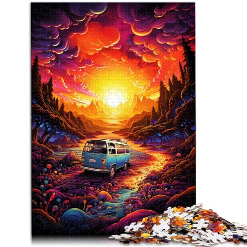 Puzzle 1000 Teile für Erwachsene, farbenfrohes Fantasy-Sonnenuntergangskunst-Spiel, Spielzeug, Lernspiel für Geburtstag, Weihnachten, 26x38cm Puzzle 1000 Teile für Erwachsene, farbenfrohes Fantasy-Sonnenuntergangskunst-Spiel, Spielzeug, Lernspiel für Geburtstag, Weihnachten, 26x38cm von SYUNFEI