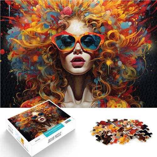 Puzzle für Erwachsene, 1000 Teile, Frau, Lernspielzeug, ganze Familie, 50 x 75 cm, für Teenager ab 14 Jahren Puzzle für Erwachsene, 1000 Teile, Frau, Lernspielzeug, ganze Familie, 50 x 75 cm, für Teenager ab 14 Jahren von SYUNFEI