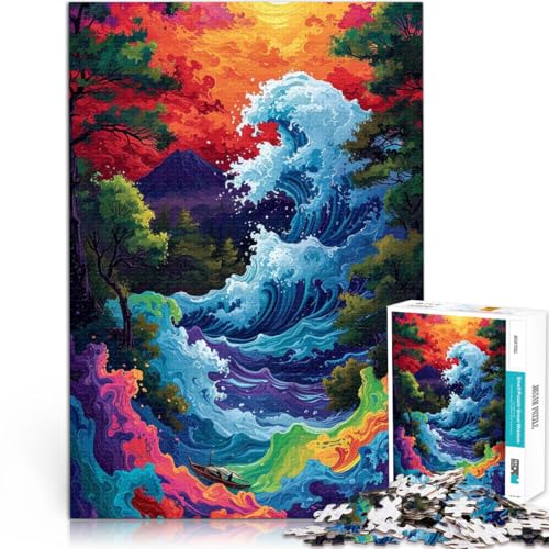 Puzzle für Erwachsene, 1000 Teile, Wellen, Stressabbau. Helfen Sie dem Gehirn, süchtig machendes Spielzeug zu trainieren und Geduld zu entwickeln. 14,96 Zoll x 20,47 Zoll Puzzle für Erwachsene, 1000 Teile, Wellen, Stressabbau. Helfen Sie dem Gehirn, süchtig machendes Spielzeug zu trainieren und Geduld zu entwickeln. 14,96 Zoll x 20,47 Zoll von SYUNFEI
