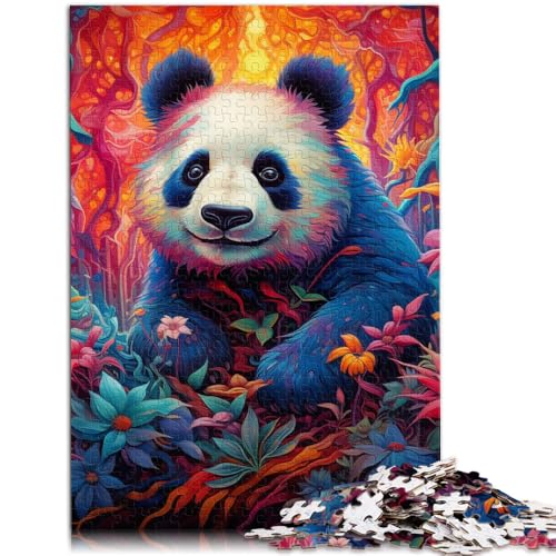 Puzzle mit 1000 Teilen für Erwachsene, farbenfrohes Panda-Denkspiel, anspruchsvoll, Aber unterhaltsam und humorvoll,38x52cm von SYUNFEI