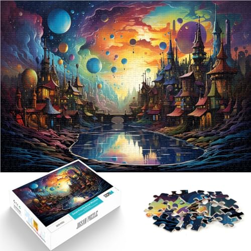 Puzzle 1000 Teile für Erwachsene, Stadtpuzzle, Lernspiele, Spaß für zu Hause, Geburtstagsgeschenk, Reisegeschenk, 19,7 x 29,5 Zoll Puzzle 1000 Teile für Erwachsene, Stadtpuzzle, Lernspiele, Spaß für zu Hause, Geburtstagsgeschenk, Reisegeschenk, 19,7 x 29,5 Zoll von SYUNFEI