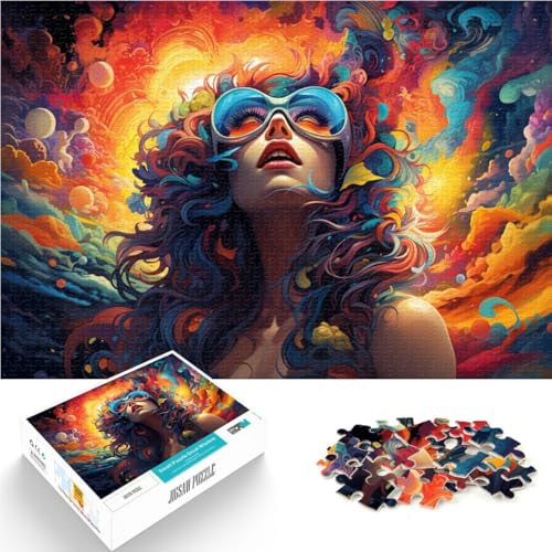 Puzzle für Erwachsene, 1000 Teile, Kunst, Lernspielzeug, ganze Familie,38x52cm, für Teenager ab 14 Jahren von SYUNFEI
