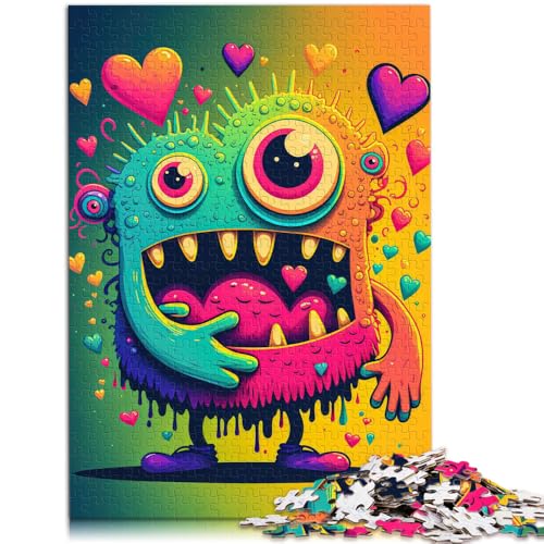 Puzzle für Erwachsene, 1000 Teile, Monster Love Frenzy Art, anspruchsvolles Spiel, Spielzeug, Weihnachtspuzzle, Geschenke, 19,7 x 29,5 Zoll, Puzzle für Erwachsene, 1000 Teile, Monster Love Frenzy Art, anspruchsvolles Spiel, Spielzeug, Weihnachtspuzzle, Geschenke, 19,7 x 29,5 Zoll, von SYUNFEI