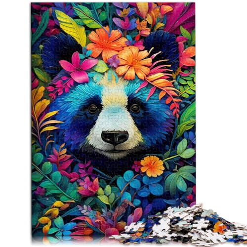Puzzle 1000 Teile für Erwachsene, Bunter Panda, Anspruchsvolles, Schwieriges Puzzle, Künstlersammlung, Bildende Kunst, 14,96 Zoll x 20,47 Zoll Puzzle 1000 Teile für Erwachsene, Bunter Panda, Anspruchsvolles, Schwieriges Puzzle, Künstlersammlung, Bildende Kunst, 14,96 Zoll x 20,47 Zoll von SYUNFEI