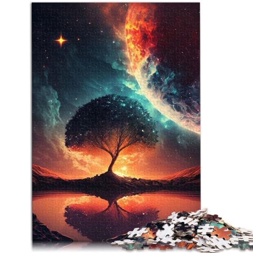 Puzzle für Erwachsene 1000 Teile Sonnenuntergangsfantasie Herausforderndes Spiel Spielzeug Lernspiel für Geburtstag, Weihnachten 19,7 Zoll x 29,5 Zoll von SYUNFEI