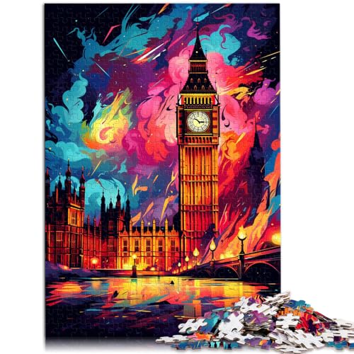 Puzzle für Erwachsene, 1000 Teile, wunderschönes London, Lernspielzeug, 38x52cm, für Teenager ab 14 Jahren Puzzle für Erwachsene, 1000 Teile, wunderschönes London, Lernspielzeug, 38x52cm, für Teenager ab 14 Jahren von SYUNFEI