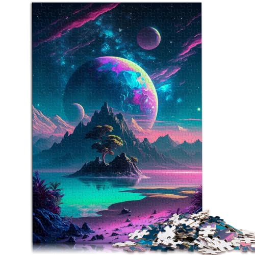 2000-teiliges Puzzle für Erwachsene, Strand, nahe dem Berg, Familienunterhaltungsspielzeug, Künstlersammlung, bildende Kunst, 27,56 x 39,37 Zoll von SYUNFEI