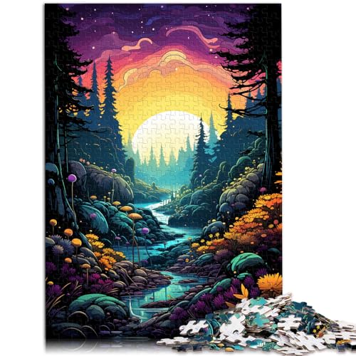 Puzzle 2000 Teile für Erwachsene, Wald, Lernpuzzle, Familienspiel, Staycation, Zeitvertreib, 70 x 100 cm, für Teenager ab 14 Jahren von SYUNFEI