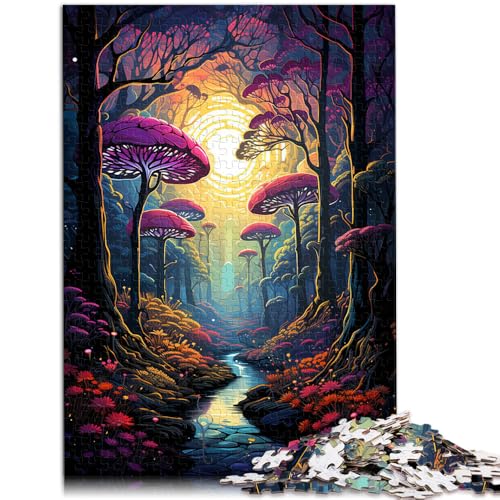 Puzzle für Erwachsene, 1000 Teile, farbenfroher Zauberwald, Stressabbau, ganze Familie, 50 x 75 cm Puzzle für Erwachsene, 1000 Teile, farbenfroher Zauberwald, Stressabbau, ganze Familie, 50 x 75 cm von SYUNFEI