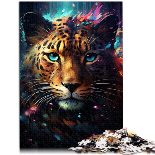 2000-teiliges Puzzle für Erwachsene, der süße kleine kosmische Leopard, Stressabbau, Trainieren Sie Ihr Gehirn und Ihre Hände, 27,56 x 39,37 Zoll, für 14-Jährige von SYUNFEI