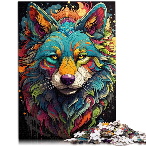 Puzzle für Erwachsene, 1000 Teile, Tierwolf-Quizspiel, Spaß für Zuhause, Geburtstagsgeschenk, Reisegeschenk, 10,27 x 14,96 Zoll von SYUNFEI