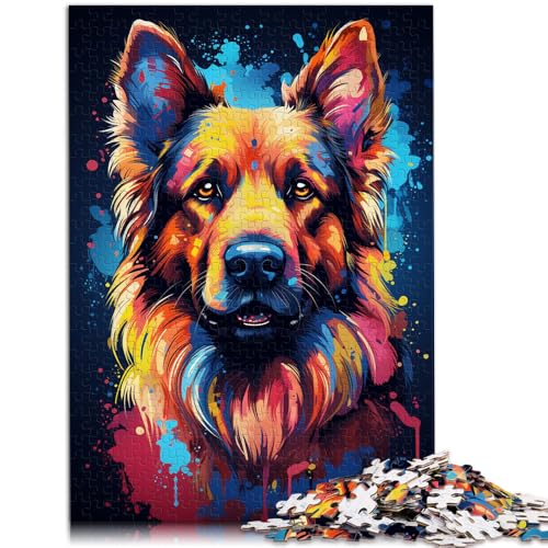 1000-teiliges Puzzle für Erwachsene, Malen, Hund, Handgeschwindigkeitswettbewerb, ganze Familie,38x52cm, für Teenager ab 14 Jahren 1000-teiliges Puzzle für Erwachsene, Malen, Hund, Handgeschwindigkeitswettbewerb, ganze Familie,38x52cm, für Teenager ab 14 Jahren von SYUNFEI