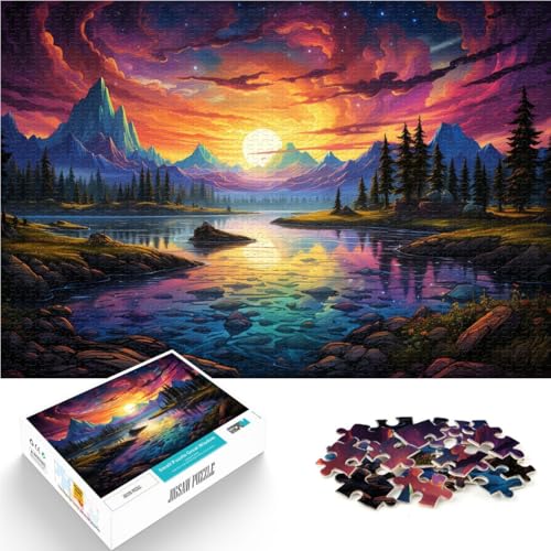 Puzzle für Erwachsene, 1000 Teile, Schönheitslandschaft, Quizspiel, anspruchsvoll, Aber unterhaltsam und humorvoll,38x52cm, für Teenager ab 14 Jahren von SYUNFEI