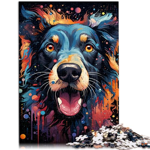Puzzle 1000 Teile für Erwachsene, schwarz, Stressabbau-Spielzeug, hilft dem Gehirn, süchtig machendes Spielzeug zu trainieren und Geduld zu fördern, 50 x 75 cm Puzzle 1000 Teile für Erwachsene, schwarz, Stressabbau-Spielzeug, hilft dem Gehirn, süchtig machendes Spielzeug zu trainieren und Geduld zu fördern, 50 x 75 cm von SYUNFEI