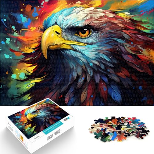 Puzzle 1000 Teile für Erwachsene, Adlermalerei, Spielspielzeug, 10,27 x 14,96 Zoll, Teenager ab 14 Jahren von SYUNFEI
