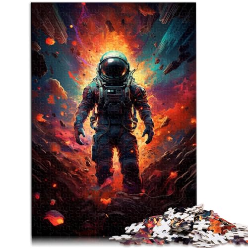 Puzzle 1000 Teile für Erwachsene, Malen, Farb-Astronaut, Anspruchsvolles, Schwieriges Puzzle, EIN Kunstwerk,38x52cm, für 14-Jährige Puzzle 1000 Teile für Erwachsene, Malen, Farb-Astronaut, Anspruchsvolles, Schwieriges Puzzle, EIN Kunstwerk,38x52cm, für 14-Jährige von SYUNFEI